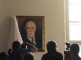 odhalení Masarykova portrétu