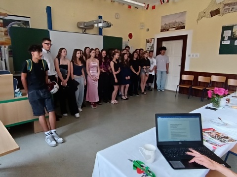 Obhajoby absolventských prací 9.B